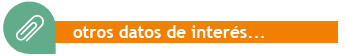 Otros datos de inter? title=